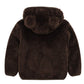 Jeskids Toddler Girls Boys Fleece Hoody Jacket Zip Up Teddy Coat Warm Winter Outwear Coffee