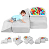 VEVOR Climbing Toys, 5-Piece Set, Foam Climbing Blocks for Toddlers 6 Months to 3 Years, Baby Climbing Blocks with Ball Pit (Bal