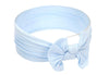 Koolgil Baby Girl'S Toddler Bow Knot Headbands Soft Nylon Headband For Daily Life Birthday Party Photography (Blue)