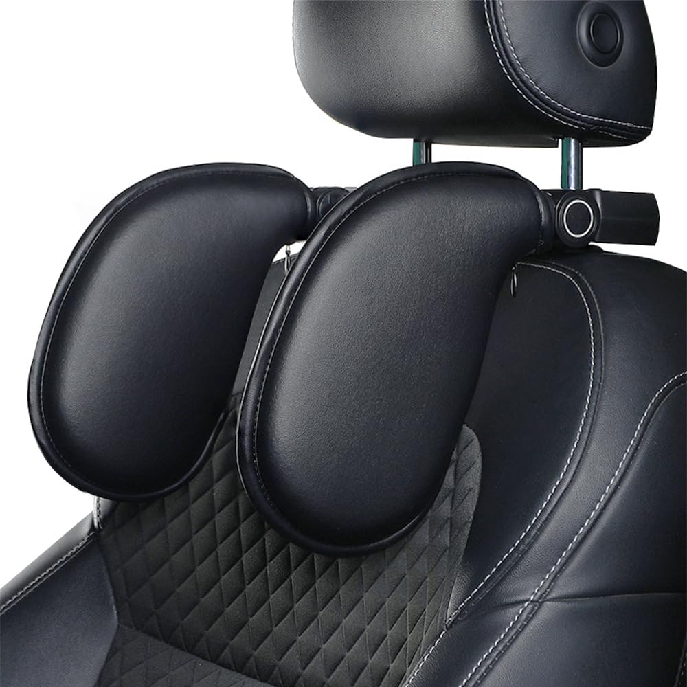 Adjustable Kids Travel Car Seat Headrest Pillow with Lean Support Cushion Sleeping Travel Neck Safeguard Cushion Suitable for Ki
