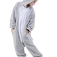 Canasour Koala Onesie Kids Halloween Cosplay Costume Girls One Piece Pjs Anime Unisex Hoodie Pajamas Grey For 6-8 Years Boys Par