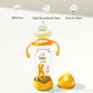 Yohkoh Natural Glass Baby Bottle With Natural Response Nipple, Wide Neck Baby Bottles With Handle, Newborn Anti-Colic Baby Bottl