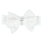 BIBABLYKE Baby Lace Bow Headband for Girls Breathable Bowknot Hair Bands Toddler Christening Party Headdress Cross Turban Hairba