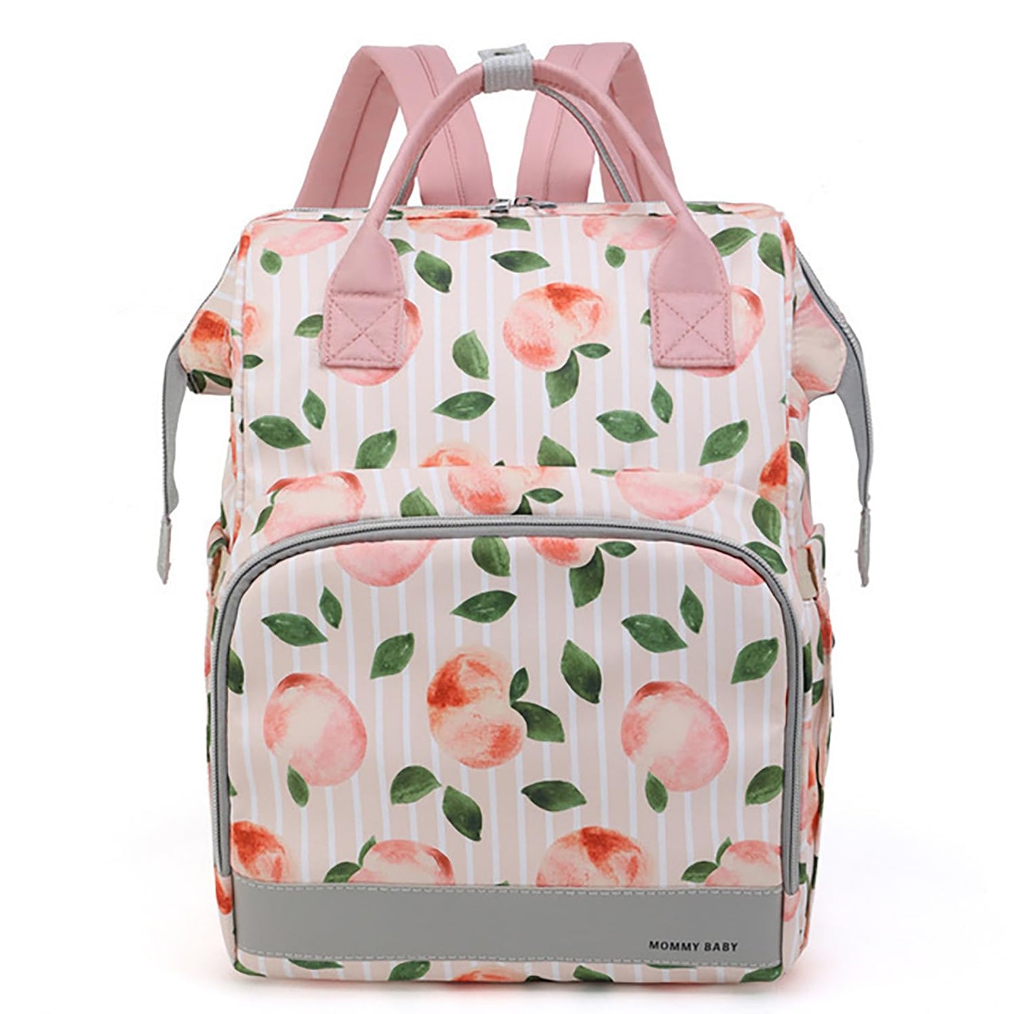 House Of Quirk Baby Diaper Bag Maternity Backpack (Peach Fruit)