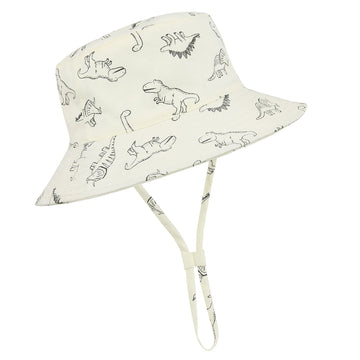 Durio Baby Girl Sun Hat Upf 50+ Sun Protection Baby Girl Hats Wide Brim Toddler Hats For Girls Boys E Beige Dinosaur 6-12 Months