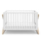 Storkcraft Equinox 3-In-1 Convertible Crib (Driftwood) - Easily Converts To Toddler Bed & Daybed, 3-Position Adjustable Mattress