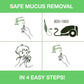 Baby-Vac Clinically Tested Baby Nasal Aspirator - Vacuum-Powered Nose Sucker With 2 Suction Head & Cleaning Brush For Safe And G