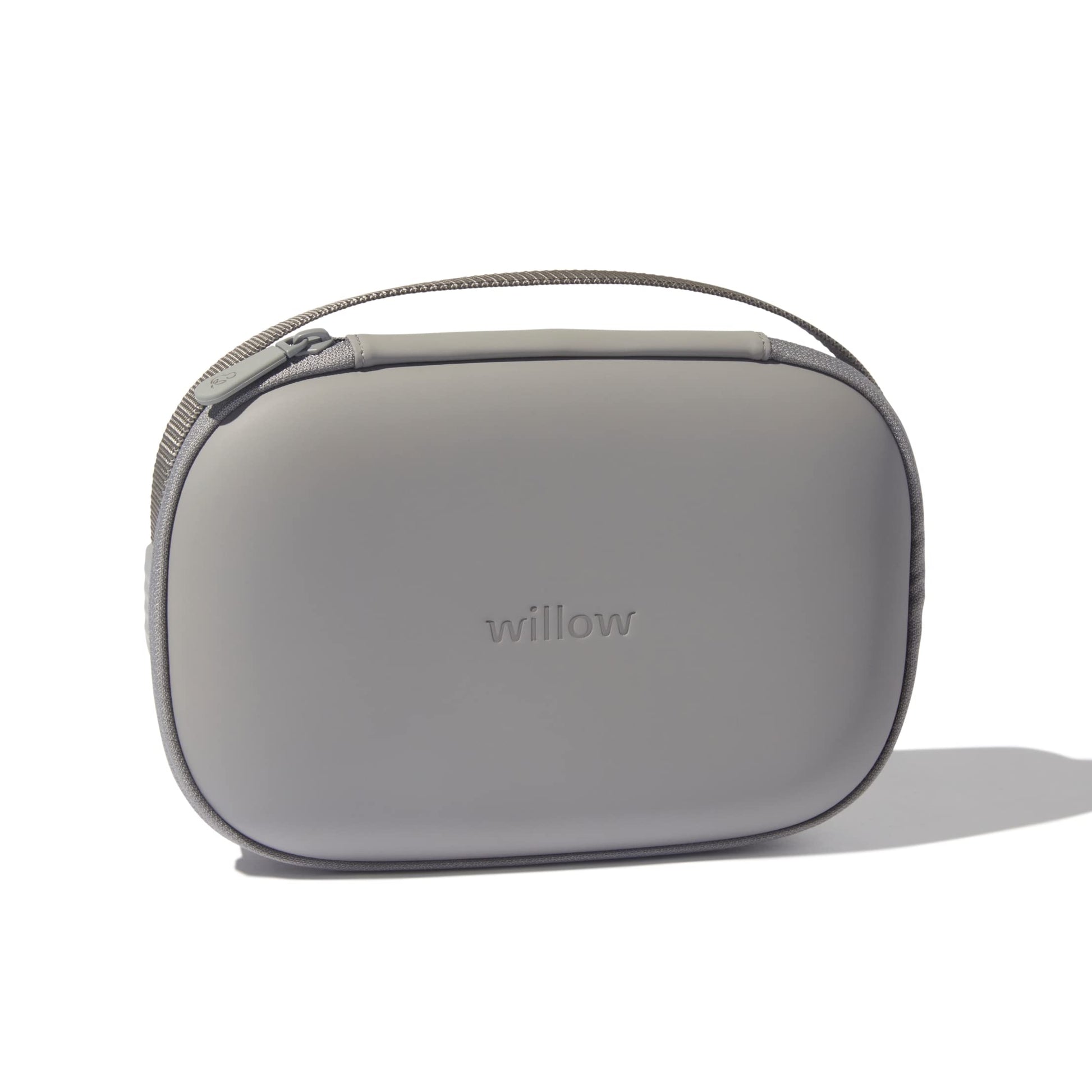 Willow Breast Pump Carrying Case, Grey, Use With Hands Free Wearable Breast Pumps, Ultra Durable Hard Shell Breast Pump Case Wit