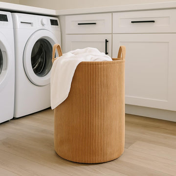 PUTSKA Laundry Basket Hamper - Blanket Basket for organizing, D  cor and Toys, Clothes Hamper - Perfect for Baby and Kids Room, 