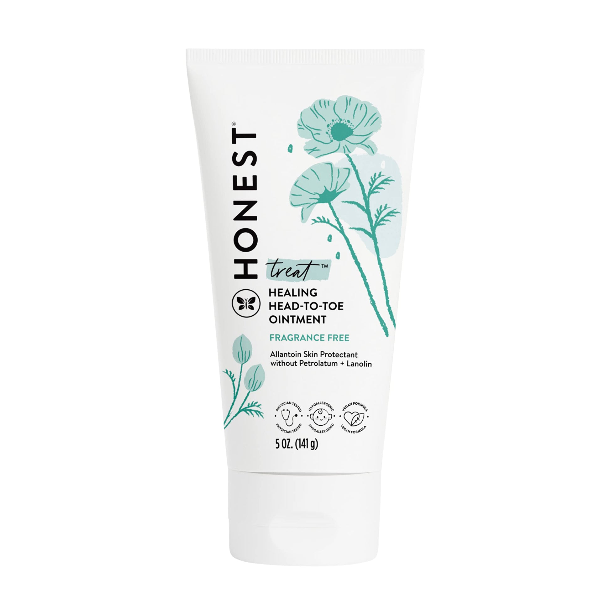 The Honest Company Head To Toe Multi-Purpose Healing Ointment  Gentle For Baby  Hypoallergenic, Vegan, Allantoin-Powered  5 Oz
