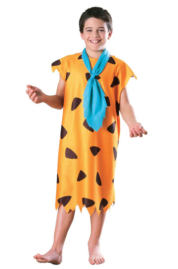 Rubie'S Kids Fred Flintstone Costume Medium Orange