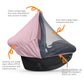 Summer Baby Car Seat Cover | 2-in-1 Breathable Carseat Sun Shade & Mosquito Net | UV Protection Lightweight Canopy Covers for In