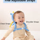 Toddler Baby Head Protection Cushion Backpack Wear,Dinosaur
