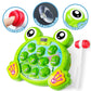 YEEBAY Whack A Frog Game with 2 Hammers, Toddler Early Developmental Learning Toy, Fun Birthday Gift for Kids Age 2+, Toys for 2