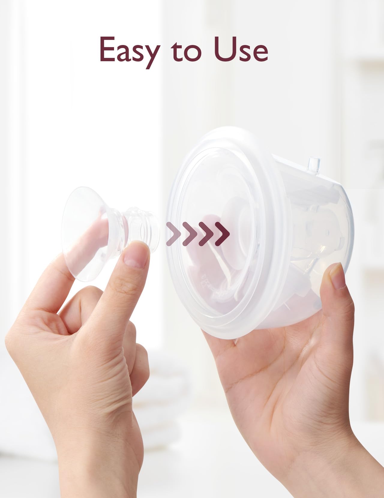 Momcozy Flange Insert 15Mm Compatible With 24Mm Flange/Shield Of Most Pumps, Insert For Breast Pump Replacement Accessories, 4Pc