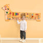VEVOR Dog Activity Busy Board Wall, 12 Wall Activities Board, Montessori Sensory Wall Panel for Kids 3-12 Years, Sensory Wall Ac