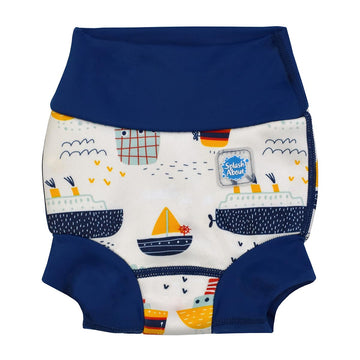 Splash About Happy Nappy Reusable Swim Diaper, Tug Boats, 2-3 Years