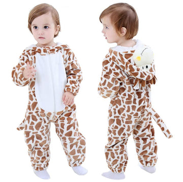 Tonwhar Kids' And Toddlers' Infant Tiger Dinosaur Animal Fancy Dress Costume Outfit Hooded Romper Jumpsuit (24-30 Months/Height: