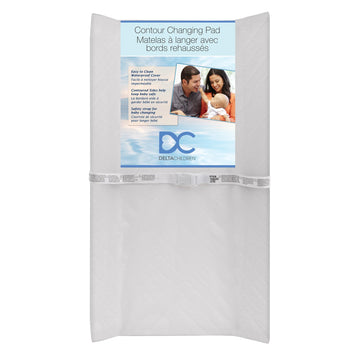 Delta Children Contoured Changing Pad, White