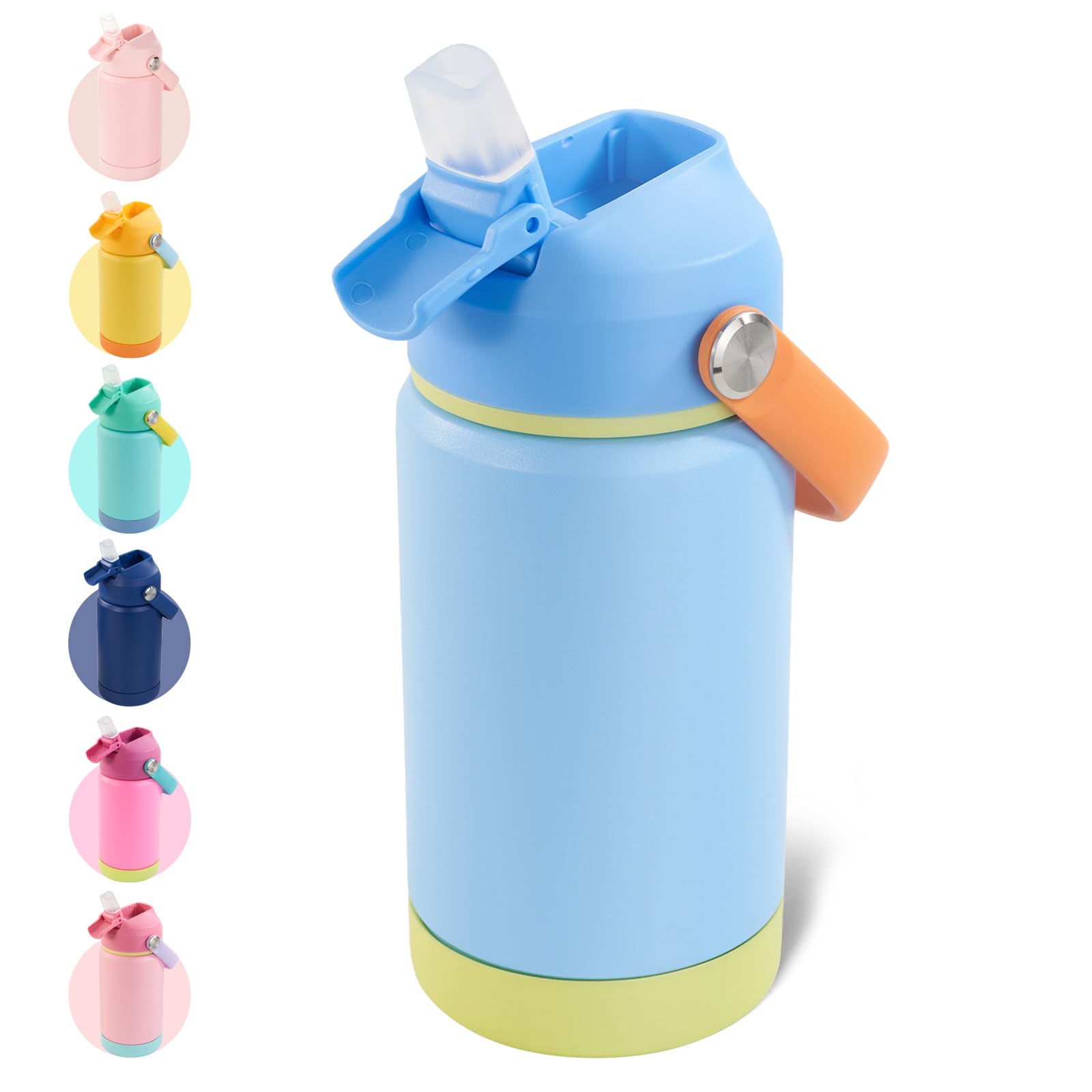 Kerilyn 12Oz Kids Water Bottle, Stainless Steel Insulated Water Bottle – Cutebab WBCBBB0DCMW4KW9