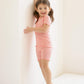 Vaenait Baby Girls, Kids Sleepwear Pajamas 2Pcs Set Shirring Peachrose M