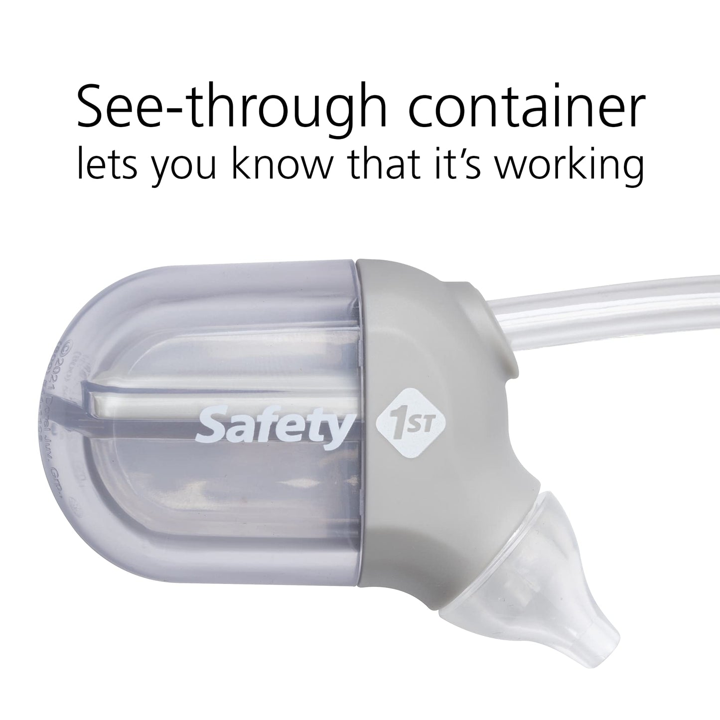 Safety 1St Boogease Nasal Aspirator, Grey