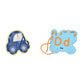 Melissa & Doug Alphabet Wooden Lacing Cards With Double-Sided Panels and Matching Laces - Lacing Toys For Toddlers, Fine Motor S