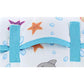 Everyday Kids Toddler Nap Mat With Removable Pillow -Underwater Mermaids- Carry Handle With Fastening Straps Closure, Rollup Des