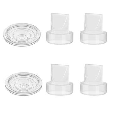 Tovvild 6Pcs Duckbill Valves Silicone Diaphragm For S9/S12, Compatible With Momcozy/Tsrete Wearable Breast Pump Parts/Accessorie