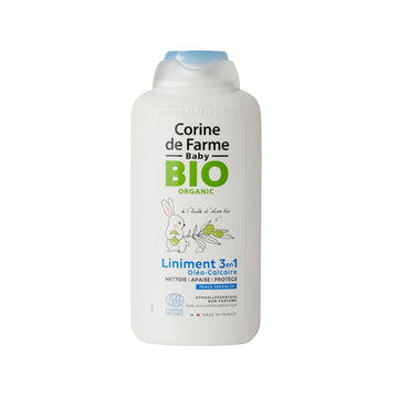 Farme -3 en 1 Liniment Ol  o-Calcaire - Certification Bio ECOCERT COSMOS, Enfants - 500ml