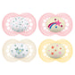 Mam Day & Night Pacifiers, Glow In The Dark Pacifier For Breastfed Babies, 16+ Months, Girl