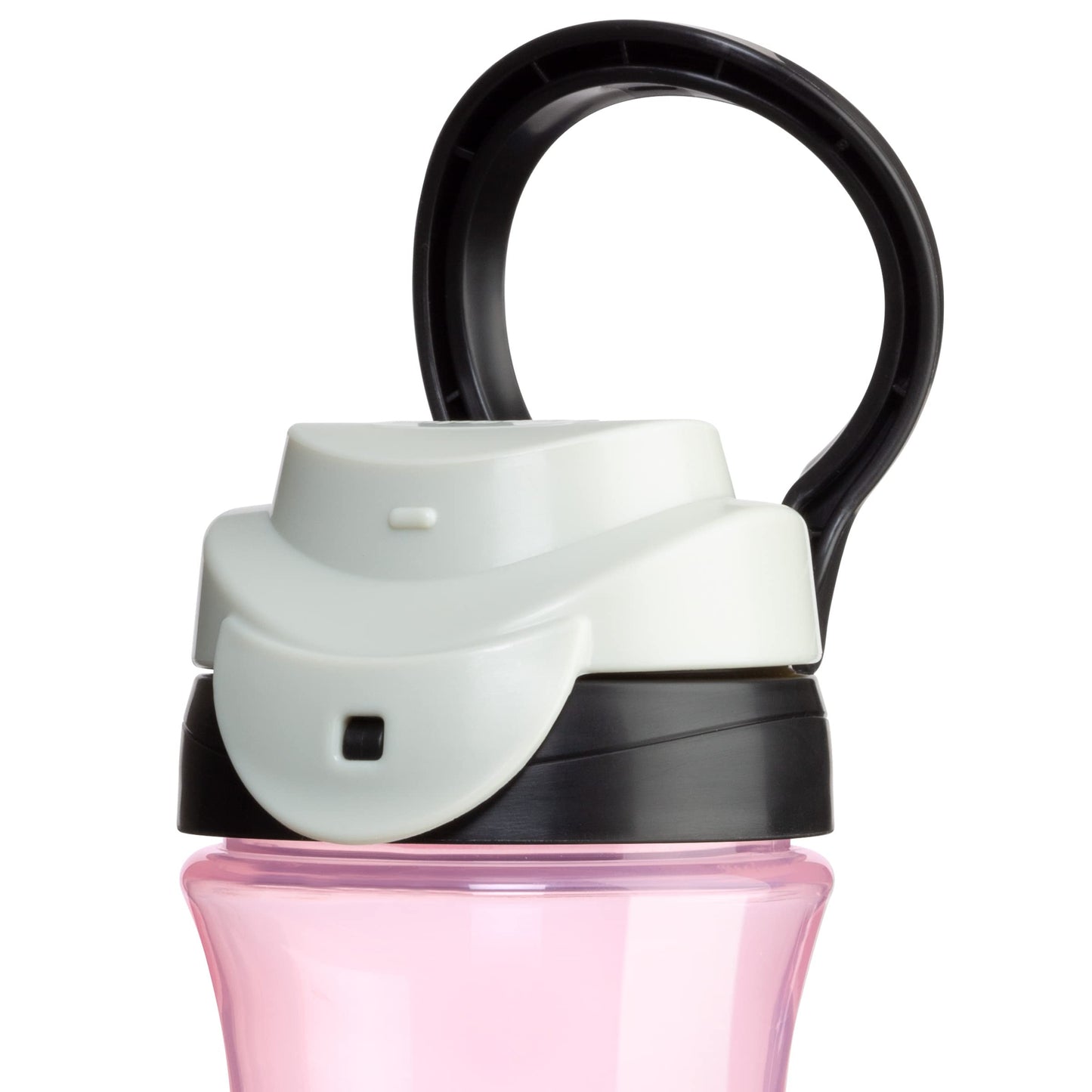 Chicco My Tumbler Open Rim Water Bottle With Free-Flow Spout 12Oz.| Spill Proof When Lid Is Closed | Flip-Up Carry Handle | Top-