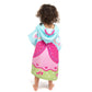 Florica Hooded Bath Towels For Girls Kids Toddlers Children 2 To 6 Years Old Cotton Ultra Soft Absorbent Poncho Beach Towel For