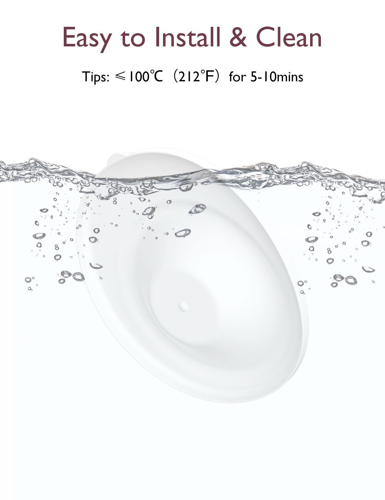 Momcozy Flange Lid Only Compatible With Momcozy M5 Not For Others. Dust-Proof Flange Cover Original M5 Breast Pump Replacement A