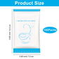 Krijuess 100 Pack Disposable Toilet Seat Cover Waterproof Non-Woven Fabric, Disposable Toilet Seat Covers For Travel, Disposable