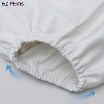 Ez Moms 4 Packs Soft Diaper Covers For Toddler Girls Reusable Portable Rubber Pants For Toddlers Plastic Underwear Covers For Po