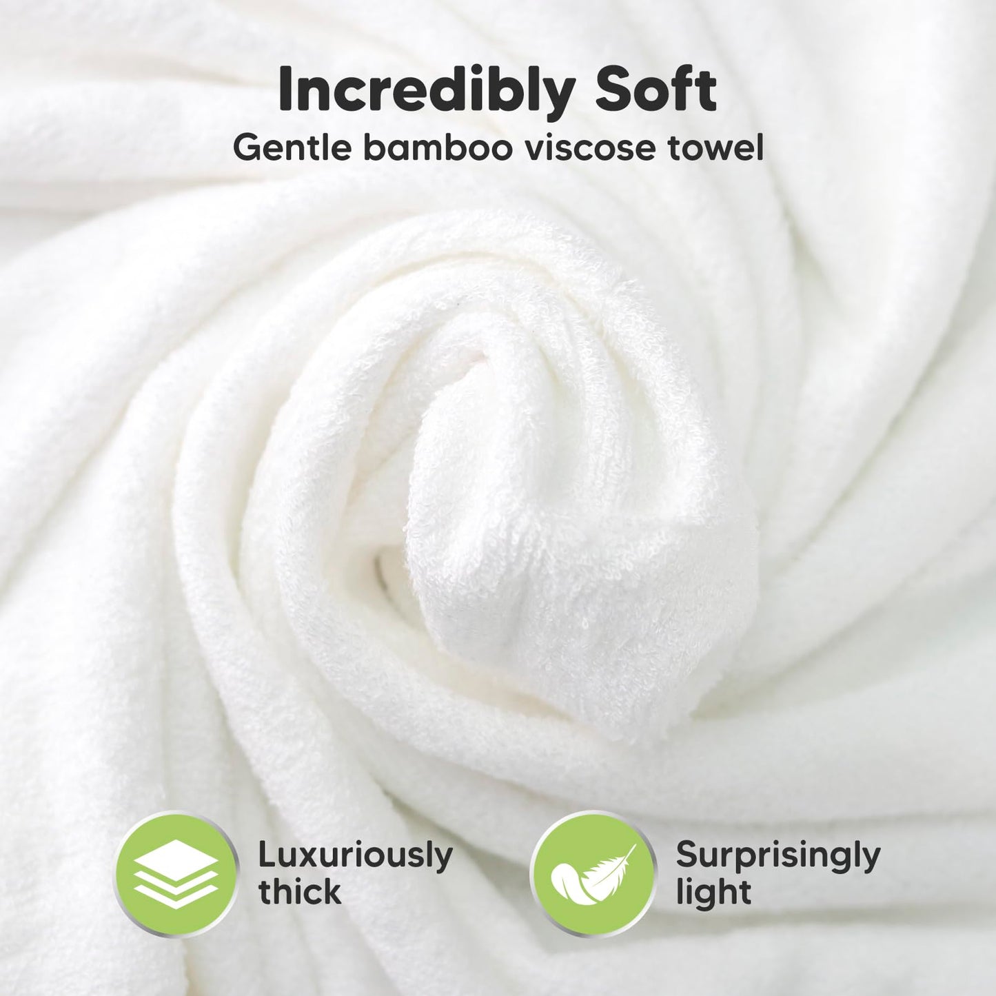 Keababies Baby Hooded Towel - Viscose Derived From Bamboo Baby Towel, Toddler Bath Towel, Infant Towels, Large Hooded Towel, Sof