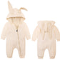 Agqt Baby Boys 1St Easter Outfit Halloween Bunny Costume One Piece Romper Bunny Ear Costumes Bodysuits Long Sleeve 3D Rabbit Ear