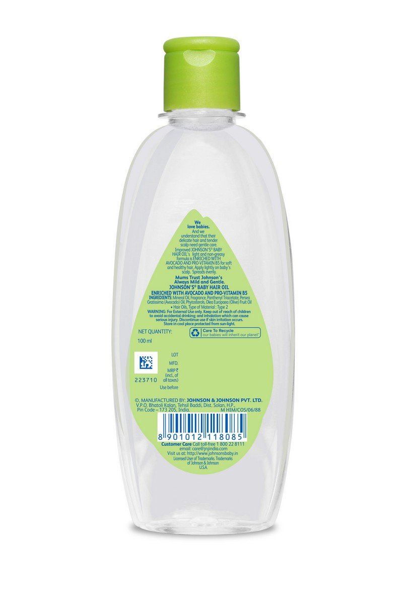 Johnsons Baby Hair Oil 100Ml
