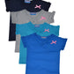 Clever Baby Girls Tshirt(ZCGT004PC407912 Month_Multi_912 Month)