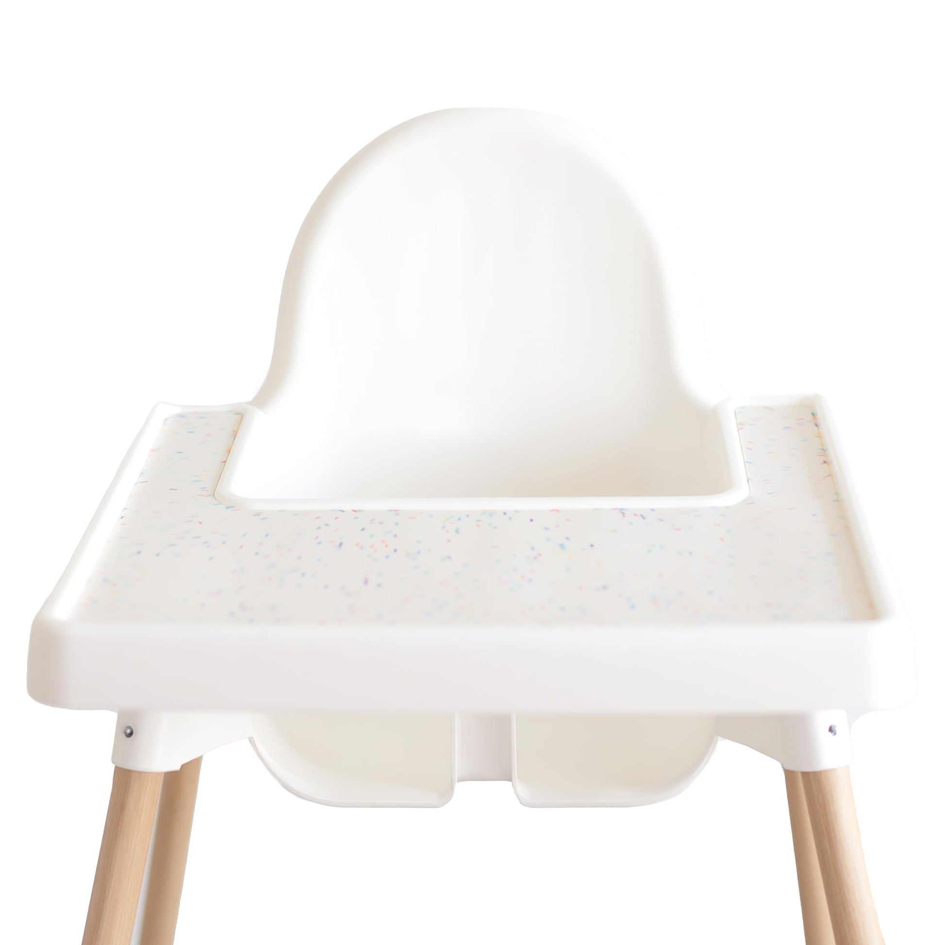 Yeah Baby Goods Placemats Compatible W/Antilop High Chair (Rainbow Sprinkles) - Slip-Resistant & Food-Grade Silicone High Chair