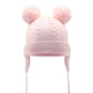 Duoyeree Baby Beanie With Pom-Pom Ears Newborn Earflap Hat For Toddler Boys Girls