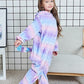 Cos Time Kids Unicorn Onesie Animal One Piece Pajamas Halloween Costumes (Bright Purple, 6-8 Years)