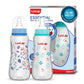 Luvlap AntiColic Slim/Regular Neck Essential Baby Plastic Feeding Bottle, 250Ml (Pack Of 2), New Born/Infants/Toddler Upto 3 Ye