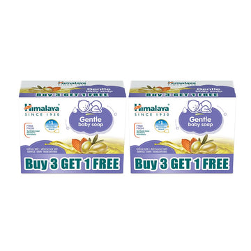 Himalaya Gentle Baby Soap 75 G | Buy 6 Get 2 Free | No 1 Doctor Prescribed Brand | With Olive Oil And Almond Oil |Gentle Cleansi