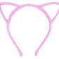Bonnie Z. Leonardo Furry Cat Ears Headband Pink