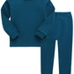 Vaenait Baby Kids Toddler Cotton Sleepwear Pajama Pjs 2Pcs Set Basic Bluegreen M