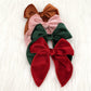 Large Velvet Fable Bow Hair Clips Barrettes For Baby Girl Velvet Hair Bows Alligator Clip For Little Girls Toddler Kids Teens Wo