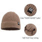 Simple Knitted Baby Beanie Hip-Hop Boys Winter Hat Toddler Kids Bonnet For Girls 0-5Y (Black+Khaki+Gray, S)