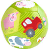 HABA 4.5 Baby Ball On The Farm Tummy Time and Sensory Play Favorite to Encourage Crawling and Gross Motor Skills for Babies 6 Mo